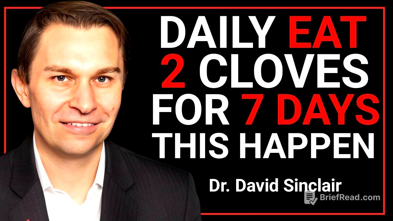 What Happens When You Eat 2 Cloves a Day for 7 Days (not what you think) || DR. DAVID SINCLAIR