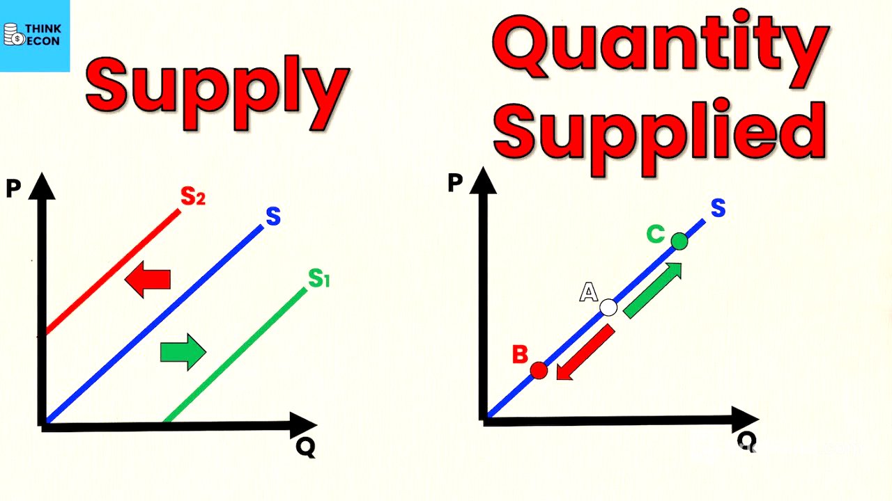 Supply vs Quantity Supplied | Think Econ