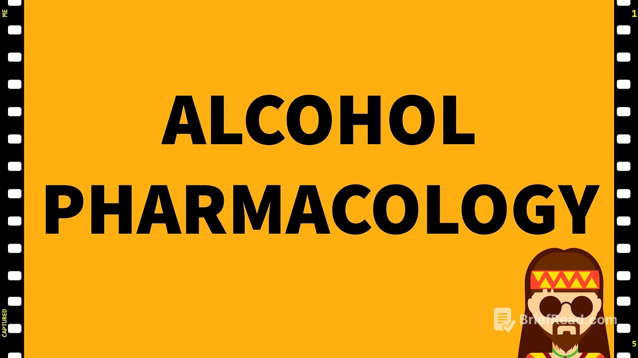 Pharmacology-Alcohols-Intoxication-CNS- MADE EASY!