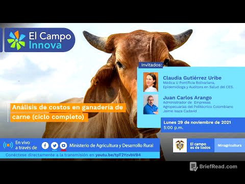 #ElCampoInnova - Análisis de costos en ganadería de carne (ciclo completo)