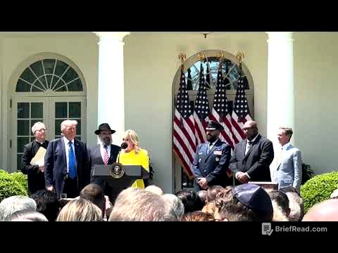 President Trump hosts interfaith religious leaders for a White House National Prayer Day event
