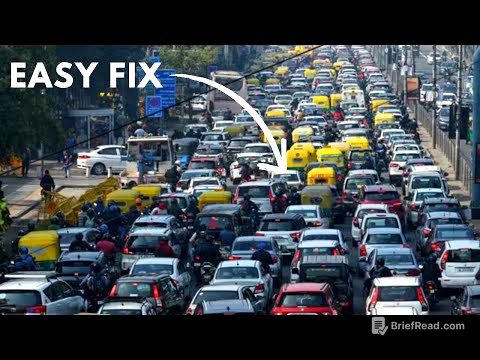 The Simple Fix to The Indian Traffic Problem!