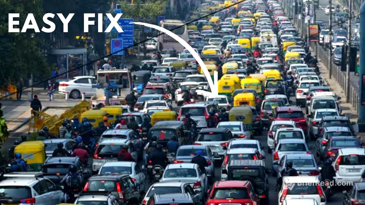 The Simple Fix to The Indian Traffic Problem!