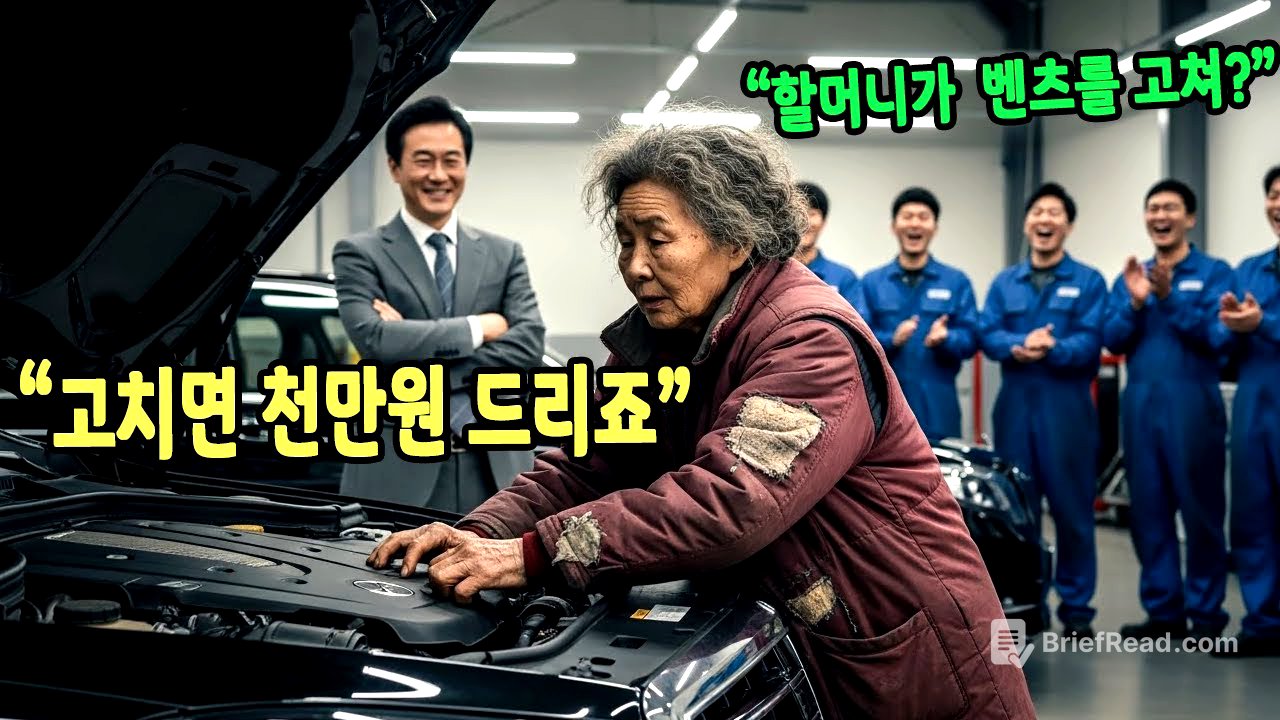 폐지 줍던 할머니가 3분 만에 벤츠를 고치자, 재벌 회장이 그녀의 정체에 경악하는데...ㅣ감동사연ㅣ사연라디오ㅣ오디오북