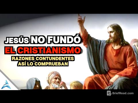 JESÚS NO ES EL FUNDADOR DEL CRISTIANISMO | RAZONES QUE LO CONFIRMAN