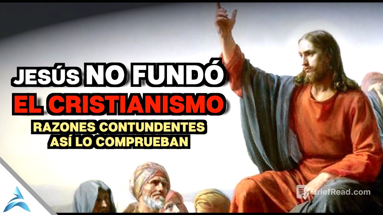 JESÚS NO ES EL FUNDADOR DEL CRISTIANISMO | RAZONES QUE LO CONFIRMAN