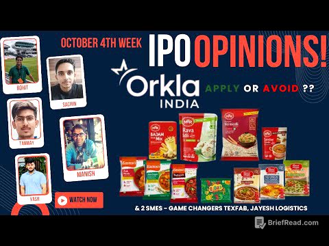 Orkla India & 2 October 4th Week SME IPOs : Apply/Avoid? Primary Market Chatter