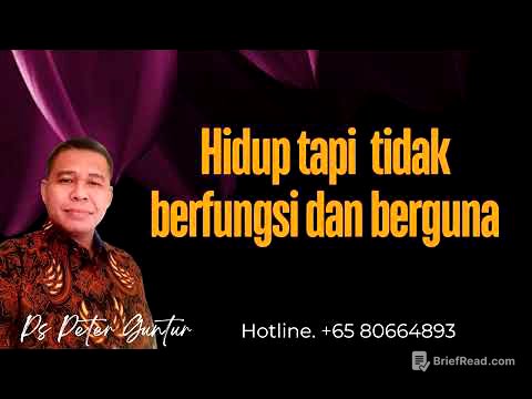 HIDUP TAPI TIDAK NERFUNGSI DAN BERGUNA NIGHT OF WORSHIP  - PETER GUNTUR