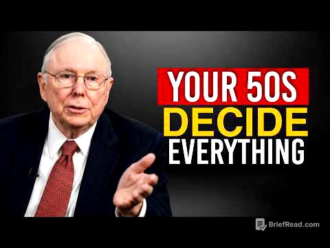 Charlie Munger: Why Your 50s Decide Everything