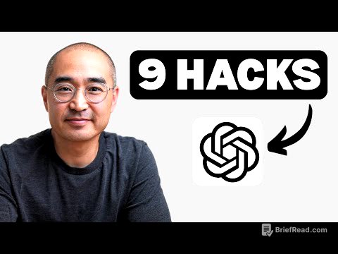 9 ChatGPT Hacks That Will Help You Become a PRO! (BONUS Apple Hack)