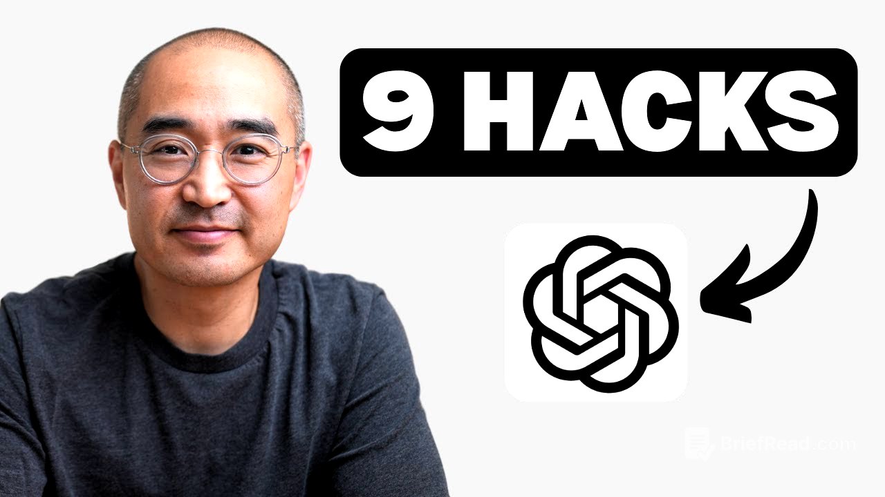 9 ChatGPT Hacks That Will Help You Become a PRO! (BONUS Apple Hack)