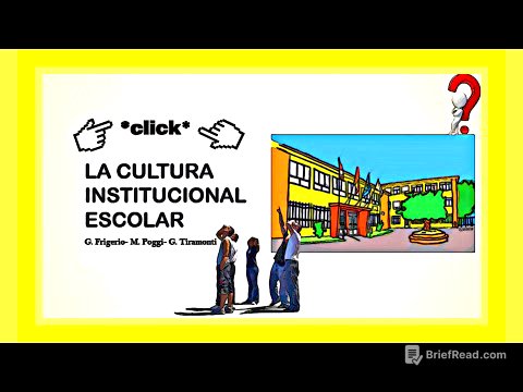 [RESUMEN]"La cultura institucional escolar"|G. Frigerio, M. Poggi y G. Tiramonti