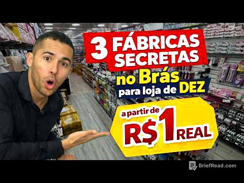 3 FÁBRICAS SECRETAS no Brás para loja de R$10 (ninguém mostra)