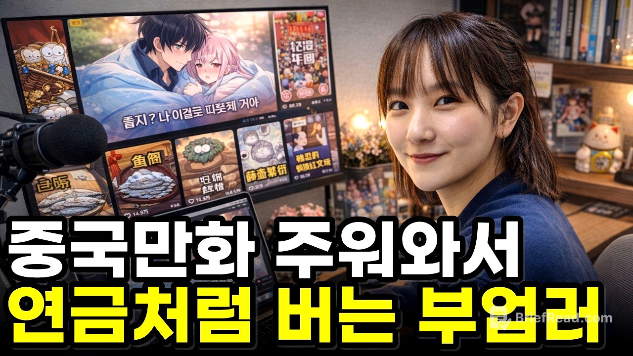 중국만화 애니 번역작업만해서 월 500 버는 본업 월급보다 더 벌어가고있는 부업러