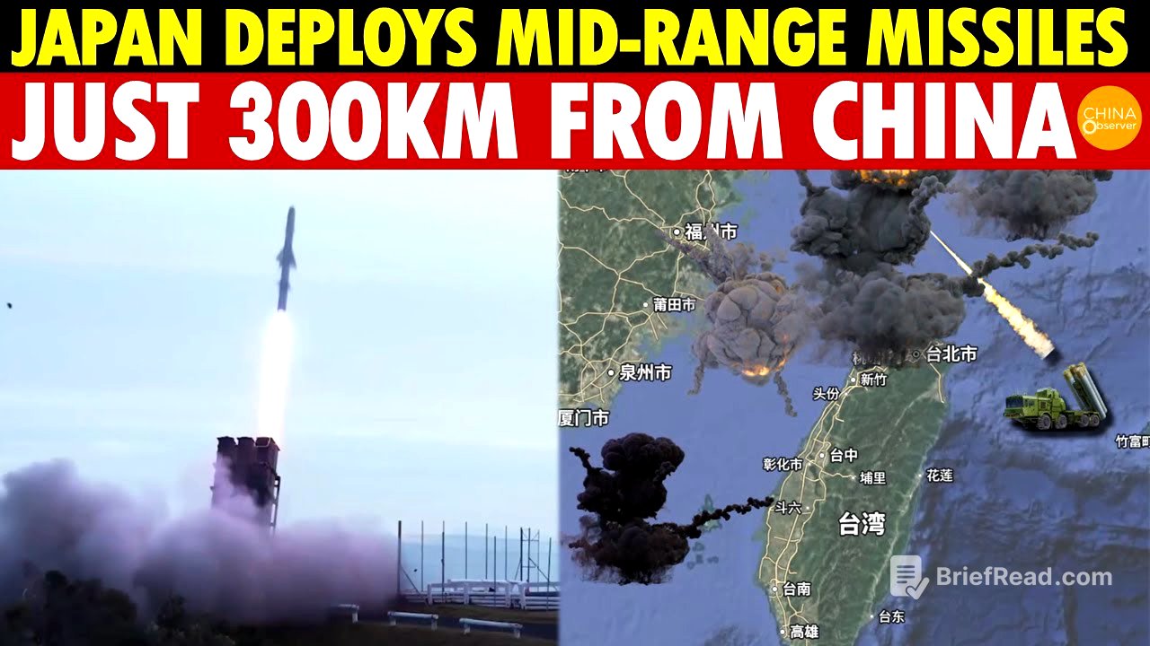 China Trembles as Japan Takes Action! Mid-Range Missiles Deployed 300km from China on Island Base