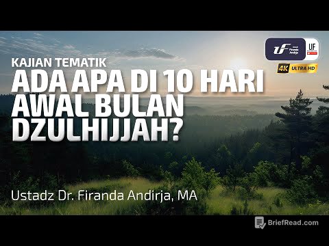 Ada Apa Di 10 Hari Awal Dzulhijjah - Ustadz Dr. Firanda Andirja M.A