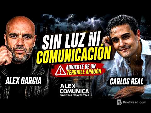 💥 ADVIERTE DE UN TERRIBLE APAGÓN: “QUEDAREMOS INCOMUNICADOS”, con Carlos Real 💥 AlexComunicacTV