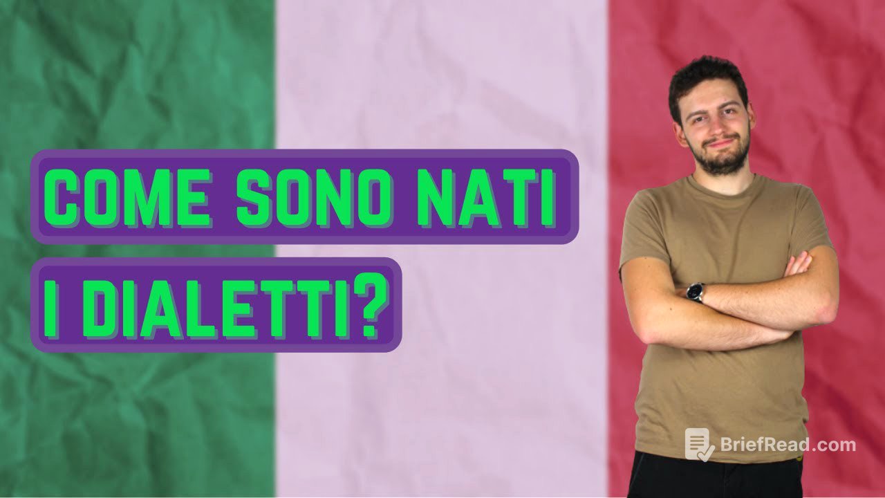 Come sono nati i DIALETTI ITALIANI?