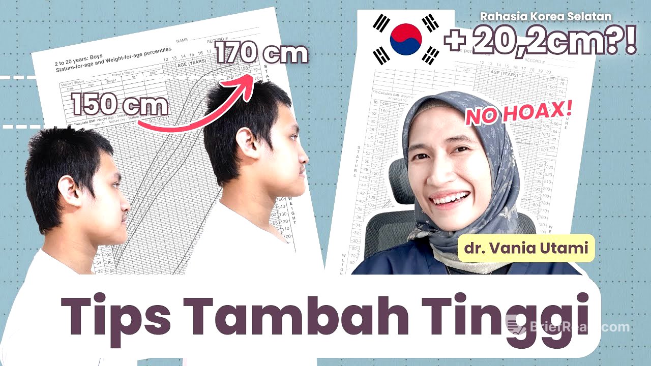 8 CARA MENAMBAH TINGGI BADAN ALAMI TERPERCAYA | dr. Vania Utami | Update 2024