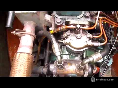 Bleeding a BMC 1800 marine fuel system