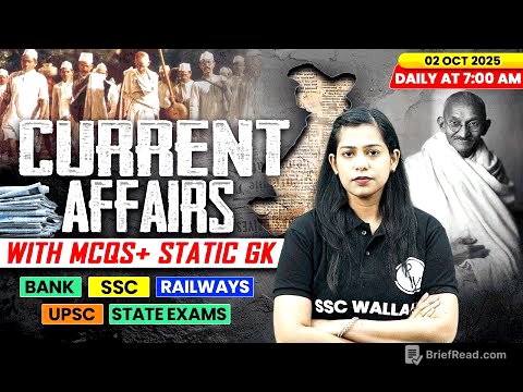 Current Affairs Today | 02 October Current Affairs 2025 | Daily Current Affairs | By Krati Mam