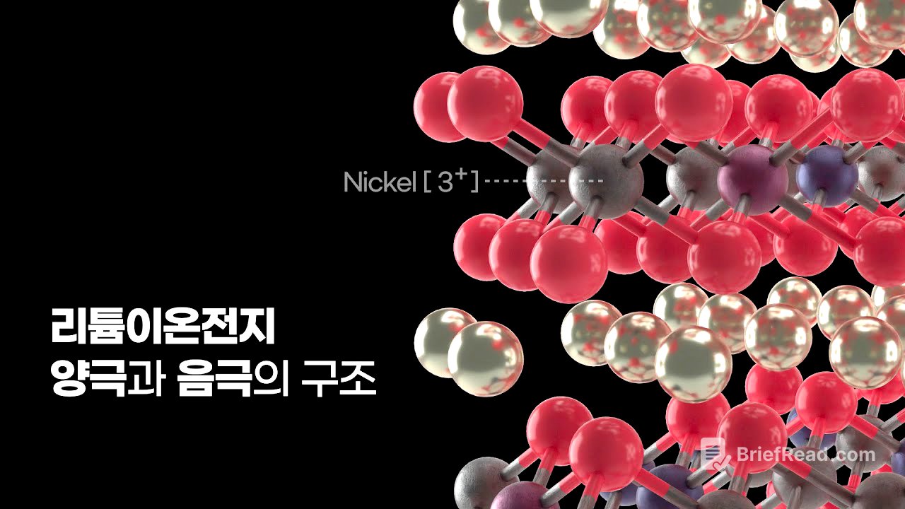 [2차전지 - 2편]  양극재와 음극재의 구조와 작동방식
