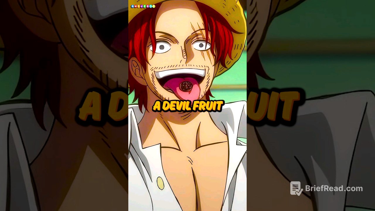 Why Shanks Crew Had no Devil Fruit Users in One Piece? #onepiece #shorts