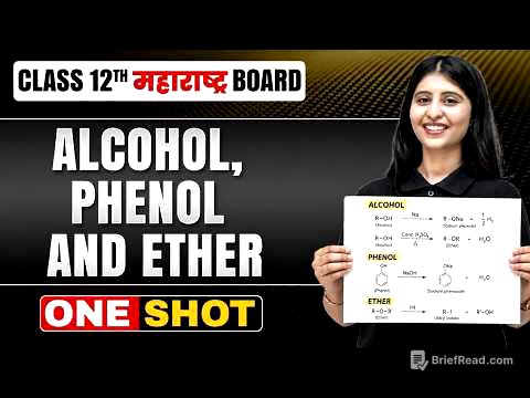 ALCOHOL PHENOL AND ETHER in One Shot | Chemistry | HSC Maharashtra Board #class12