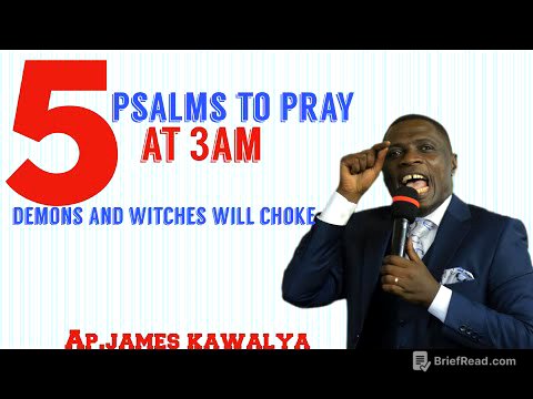 PRAY THESE 5 PSALMS AT 3 AM, WITCHES AND DEMONS WILL CHOKE AND WON'T LOCATE YOU//AP.JAMES KAWALYA