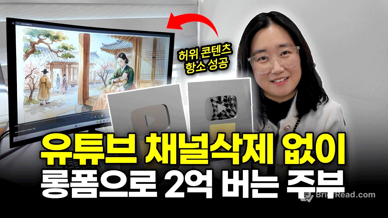 "유튜브한테 물어봄" 시니어 롱폼 1황이 추천하는 신규 카테고리