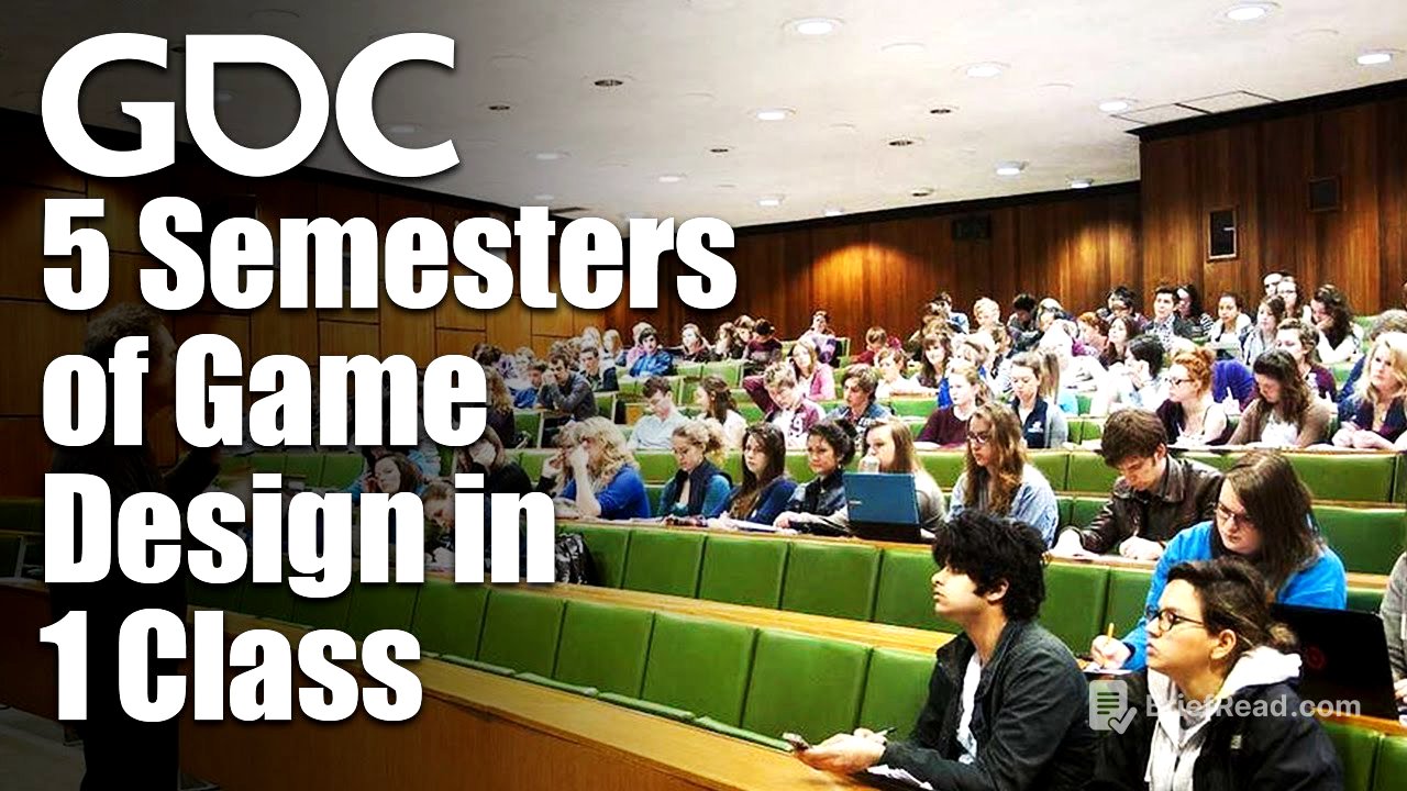How to Teach 5 Semesters of Game Design in 1 Class