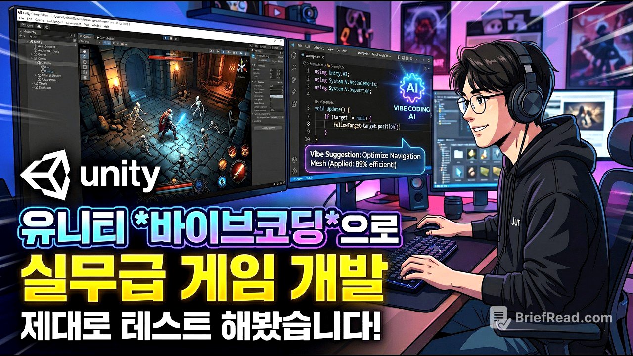 바이브코딩 게임 개발, 어디까지 되나 테스트해봤습니다