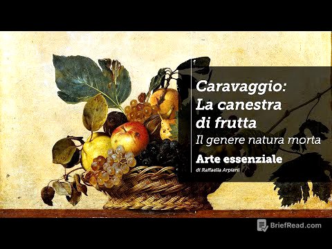 Caravaggio: La canestra di frutta - il genere della natura morta