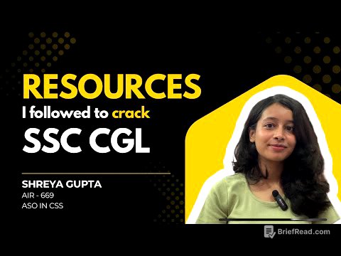 Resources I followed to clear SSC CGL in my first attempt | Best Resources for SSC CGL
