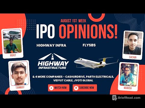 Highway Infra, Flysbs, Parth & other August 1st Week IPOs : Apply/Avoid? Primary Market Chatter