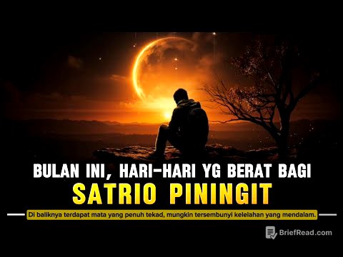 💥Bulan ini, Hari-hari yang Berat Bagi SATRIO PININGIT @waskit4