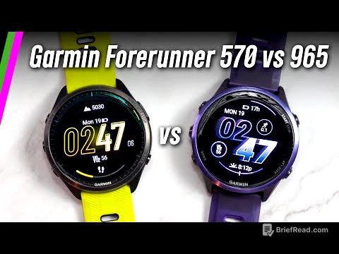 Garmin Forerunner 570 vs 965 // An Easy Choice?