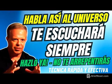EL SECRETO Para Que El Universo TE ESCUCHE y Responda Rápido | Joe Dispenza