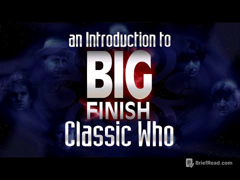 A Quick Guide to Big Finish Classic Who- Intro
