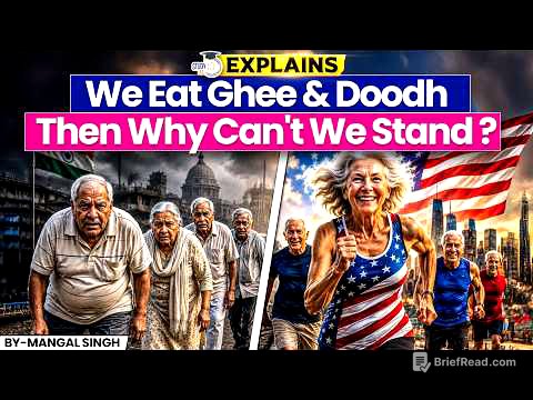 Why a 70-Year-Old American Runs and a 60-Year-Old Indian Can't Stand