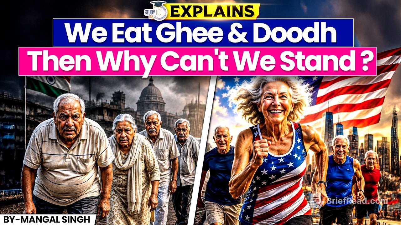 Why a 70-Year-Old American Runs and a 60-Year-Old Indian Can't Stand