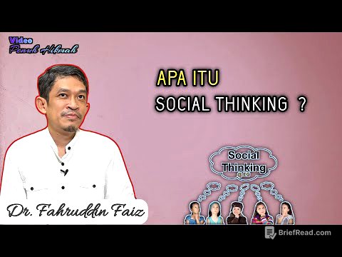 APA ITU SOCIAL THINKING - BERPIKIR SOSIAL - NGAJI FILSAFAT DR FAHRUDDIN FAIZ