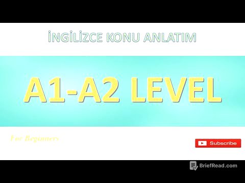 A1-A2 İNGİLİZCE TEK VİDEO'da ( 3 Aylık kurs 2 saat 15 dk )