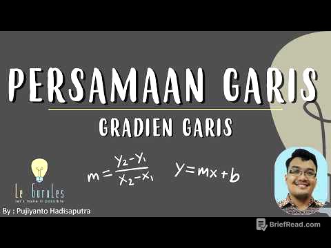 Ternyata Begini Cara Mencari Gradien Persamaan Garis - Matematika SMP - Persamaan Garis Part 1