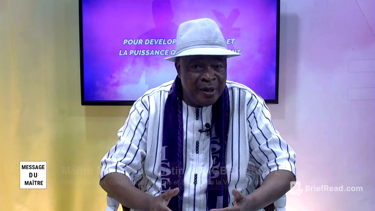 MESSAGE DU MAITRE N°692 DU LUNDI 21 AVRIL 2025