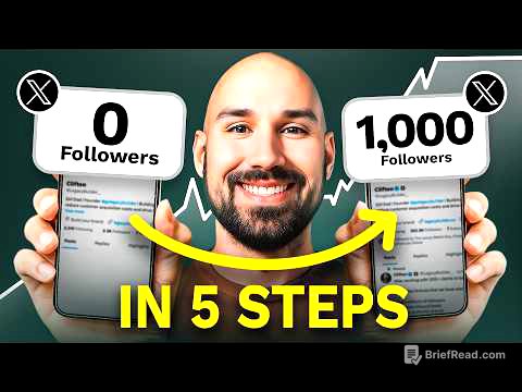 How to Get Your First 1,000 Twitter (X) Followers (5 STEPS)