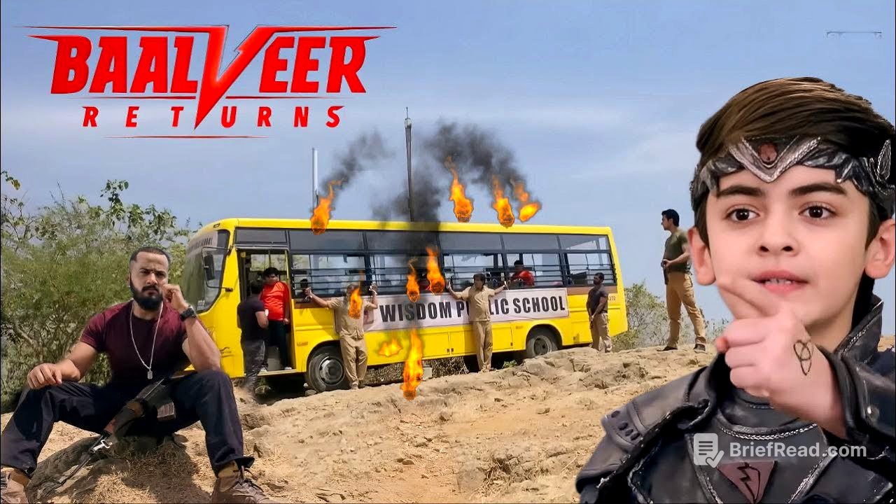 “बदमाशों ने विवान की स्कूल बस को चारों तरफ़ से घेर लिया और आग लगा दी।” ||  Baalveer Returns ||