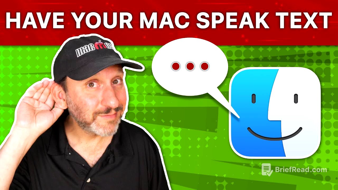 How To Have Your Mac Read Text To You