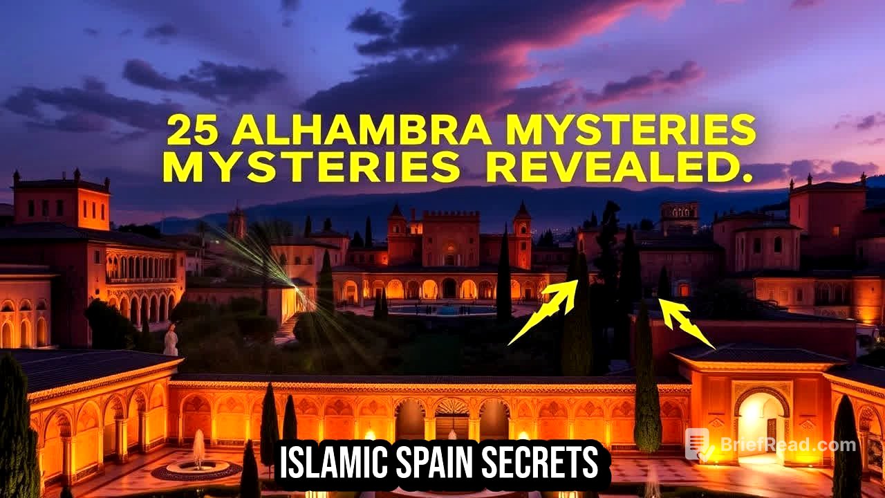25 Mysteries and Marvels of Alhambra Palace, Crown Jewel of Islamic Spain | History & Architecture