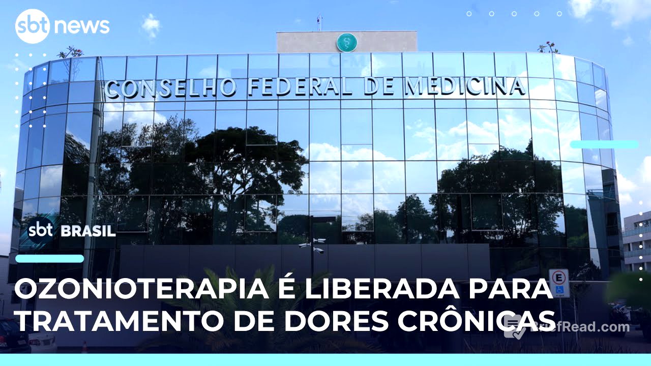 Conselho Federal de Medicina autoriza ozonioterapia para dores crônicas | #SBTBrasil